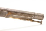 Engraved CASED PAIR Antique SCOTTISH Full Metal Percussion CAMPBELL Pistols Mid-1800s Etched HIGHLANDS Finished in SILVER & GOLD - Image 24 of 25