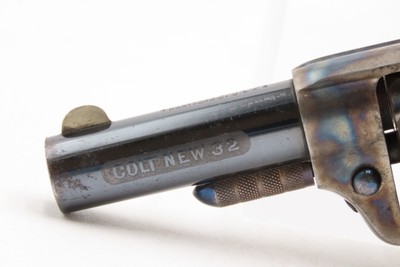 COLT NEW LINE Antique 5-Shot .32 RF ETCHED PANEL Pocket Revolver WILD WESTVery Fine 1874 Conceal & Carry SELF DEFENSE Gun - Image 5 of 18