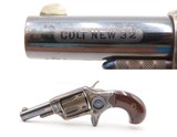 COLT NEW LINE Antique 5-Shot .32 RF ETCHED PANEL Pocket Revolver WILD WESTVery Fine 1874 Conceal & Carry SELF DEFENSE Gun - Image 1 of 18