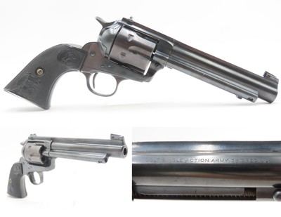 1899 mfr. COLT Single Action Army TARGET .38 SPECIAL C&R Revolver CUSTOMTurn of the Century FIRST GENERATION Colt 6-Shooter - Image 1 of 19
