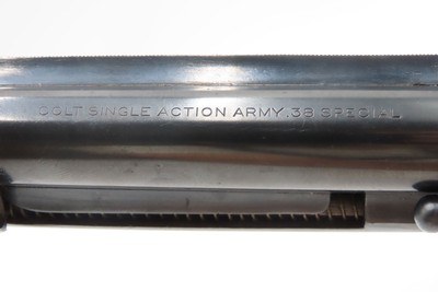1899 mfr. COLT Single Action Army TARGET .38 SPECIAL C&R Revolver CUSTOMTurn of the Century FIRST GENERATION Colt 6-Shooter - Image 16 of 19