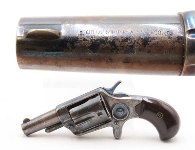 SERIAL NUMBER “10” Antique COLT “NEW LINE” .38 RF Pocket Revolver WILD WEST VERY EARLY PRODUCTION Conceal & Carry SELF DEFENSE - Image 12 of 16