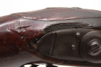 1781-1804 Mfr. MELCHIOR BAKER of PENNSYLVANIA Flintlock OFFICER’S PistolFrom GEORGES TOWNSHIP in FAYETTE COUNTY, PA - Image 7 of 18