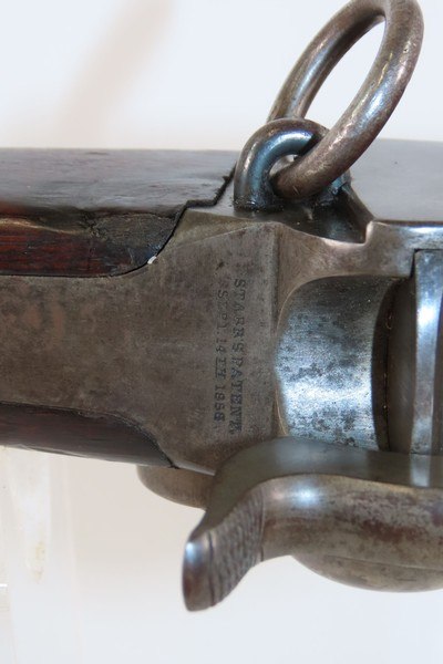 CIVIL WAR Antique U.S. STARR ARMS Co. M1858 Percussion SADDLE RING CarbineBREECH LOADING Union CAVALRY SR CARBINE - Image 9 of 22