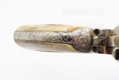 ENGRAVED Antique COLT “PEACEMAKER” Single Action Army Revolver STAG GRIPS .38-40 WCF Colt WILD WEST 6-Shooter w/HOLSTER - Image 10 of 15