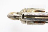 ENGRAVED Antique COLT “PEACEMAKER” Single Action Army Revolver STAG GRIPS .38-40 WCF Colt WILD WEST 6-Shooter w/HOLSTER - Image 9 of 15