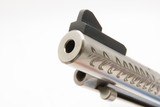 ENGRAVED RUGER New Model SINGLE SIX .22 LR Single Action Revolver Very FINE With MATCHING .22 WMRF Extra Cylinder & STAG GRIPS - Image 11 of 19