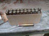 Winchester 358 ammo full box 250 Grain Silvertip Vintage - 2 of 2