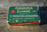 Ammo for Remington Model 16 22 rem auto 1 Full
box 50 Rare - 1 of 4