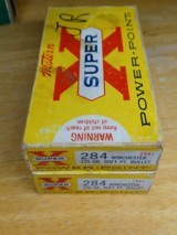 Western 284 Winchester ammo Factory - 1 of 2