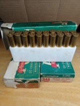3 Boxes Remington 348 Winchester Factory 60 Rnds - 1 of 1