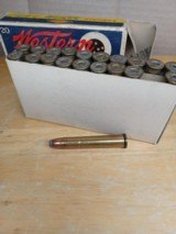 38-55 Winchester Western Bulls Eye Box Full Factory ammo - 3 of 3