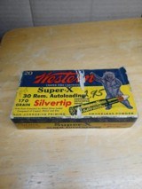 1 Box 30 Remington auto Western Silvertip Bear Box Factory ammo Model 8 14 141 81 - 2 of 3
