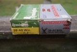38-40 2 full boxes Remington Winchester 100 rounds New old stock