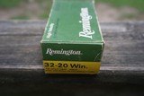 32-20 Remington 1 full box New Old stock Factory ammo 50 rounds