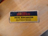 Western 38-55 Winchester Bullseye Box Full Nice - 3 of 4