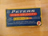Peters 30-30 Winchester Full Box H V - 1 of 5