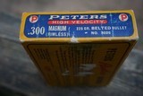 Vintage Peters 300 H&H Magnum ammo box Full Clean - 4 of 5