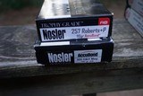New Nosler Trophy Grade ammo 300 H&H Magnum Accubond & 257 Roberts Accubond - 1 of 3