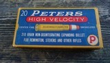Peters 35 Remington Full Box Clean Rare Factory ammo for Model 8 81 14 141 - 1 of 7