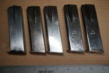 5 magazines 4 Mec Gear 15 rnd Browning Hi Power Magazines 1 Browning 9mm - 1 of 4