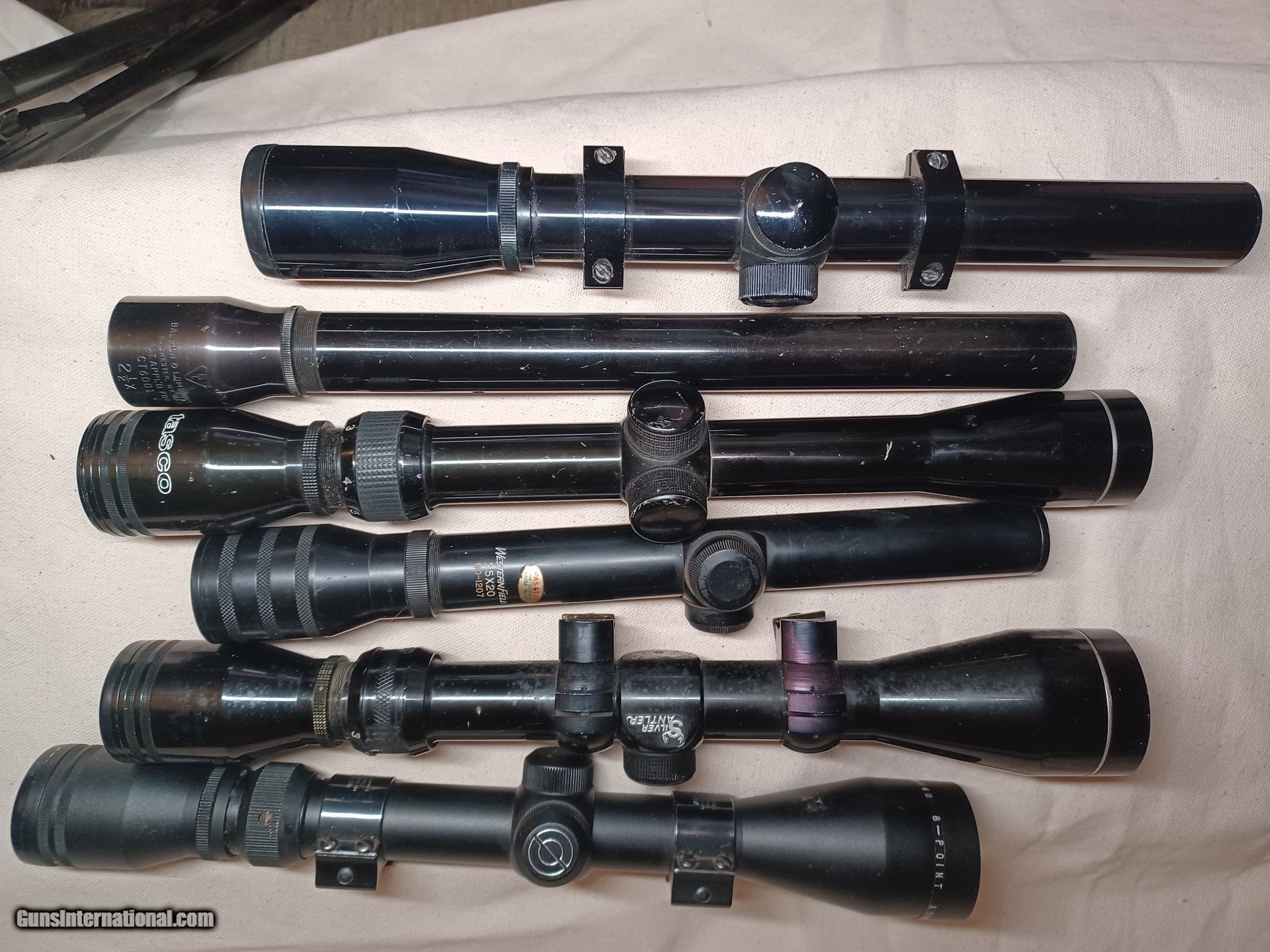 6 Scopes Bausch & Lomb Tasco Simmons