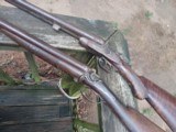 2 Old Wall Hanger Double Barrel Shotguns 1 is Westly Richards - 2 of 7