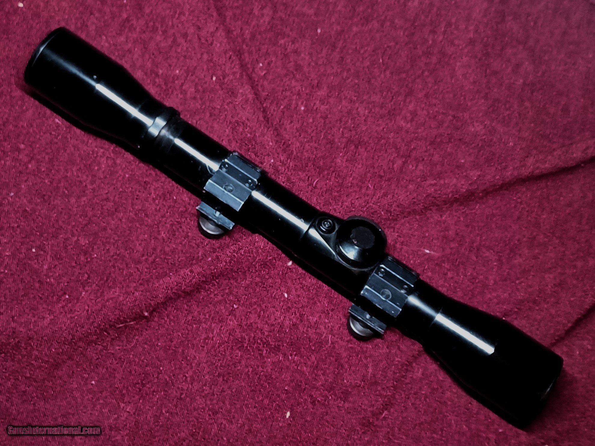 Vintage KOWA 4x Rifle Scope w/ orig Rings Rare