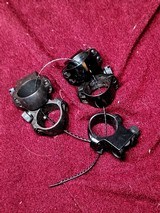 Ruger 77 Factory Scope Rings Gloss Black and Matte 2 Pair + 1 Extra - 2 of 2