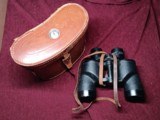Vintage Binolux Binoculars W/ Leather Case 7x35 Nice - 1 of 4