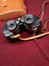 Vintage Binolux Binoculars W/ Leather Case 7x35 Nice - 3 of 4