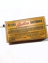 Vintage Peters 30 Remington Model 8 14 141 81 Ammo Rare Box - 3 of 5