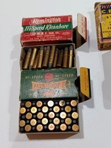 Winchester Remington 22 WRF 22 BB Caps 22 win Auto Ammo Vintage - 3 of 5