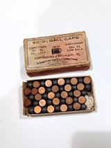 Rare Box of Remington UMC Rimfire 9mm Ball Caps - 1 of 3