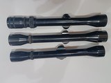 3 Vintage Scopes Weaver Marksman 4x ,Bushnell Banner 4x, LM Dickson 2x7 - 2 of 5