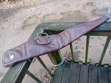 Vintage Browning Leather Sheep Skin Lined Gun Case For Belgium Safari Medallion or BAR - 1 of 6