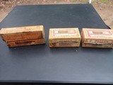 Early 2 pc Vintage Winchester 30 Remington Auto Rifle Ammo Box
2 38 S&W Peters Boxes W/Orig Brass - 2 of 3