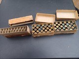 Early 2 pc Vintage Winchester 30 Remington Auto Rifle Ammo Box
2 38 S&W Peters Boxes W/Orig Brass - 3 of 3