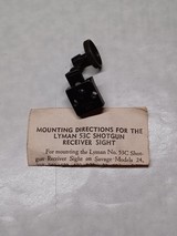 Vintage Lyman 53 Receiver Peep Sight with instructions New