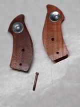 Smith & Wesson Walnut grips Original Nice - 2 of 2