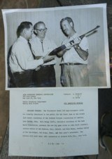 Winchester Model 100 Press Release Photo 1950's