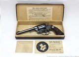 EXCEPTIONAL 1930 Colt Police Positive Special .32-20 5 inch barrel with Box, Paperwork and Receipt - 1 of 15