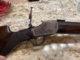 Winchester 1885, Schuetzen, 38-55, Double Set Trigger, 1/2 Oct. #4 Barrel, Custom Stock w/ Swiss Buttplate - 2 of 15