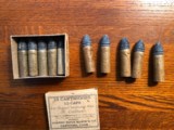 Sharps .52 Cal. Civil War Cartridges: original Box Of Ten - 1 of 9