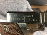 HIGH STANDARD H-D MILITARY SEMI-AUTO 22LR PISTOL - 13 of 17