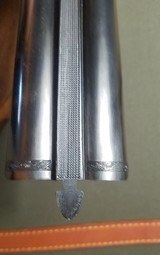 Riunite 12 ga hammergun 1962 exc+ 28 in mod/full highly engraved - 15 of 15