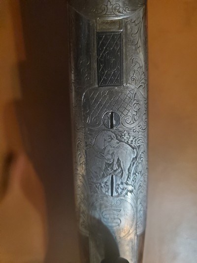 J P Sauer and Sohn pre WWII 16 ga o/u - Image 2 of 11