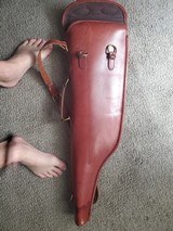 Leather Breakdown shotgun case... like new - 1 of 7