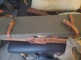 Canvas and leather shotgun hard case like new - 1 of 7