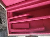 Canvas and leather motor case 2 gun... unused. - 5 of 6